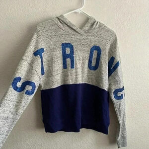 💥Justice Hoodies Navy & Grey Size 14/16